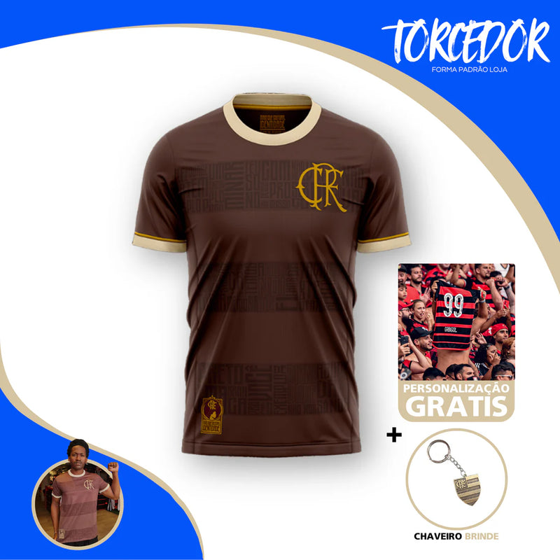 Camisa Flamengo Identidade Marrom Adidas 24/25 - Versão Torcedor